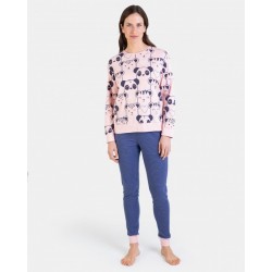 Pijama de invierno señora con puños, P731251, Massana