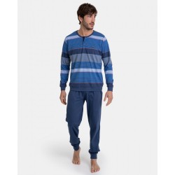 Pijama de hombre con tapeta, P731322, Massana