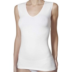 Camiseta sin mangas, cuello pico, Janira Perfect Day Cotton, 1045200