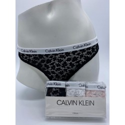 Pack tres bragas blonda, Calvin Klein, D3926E